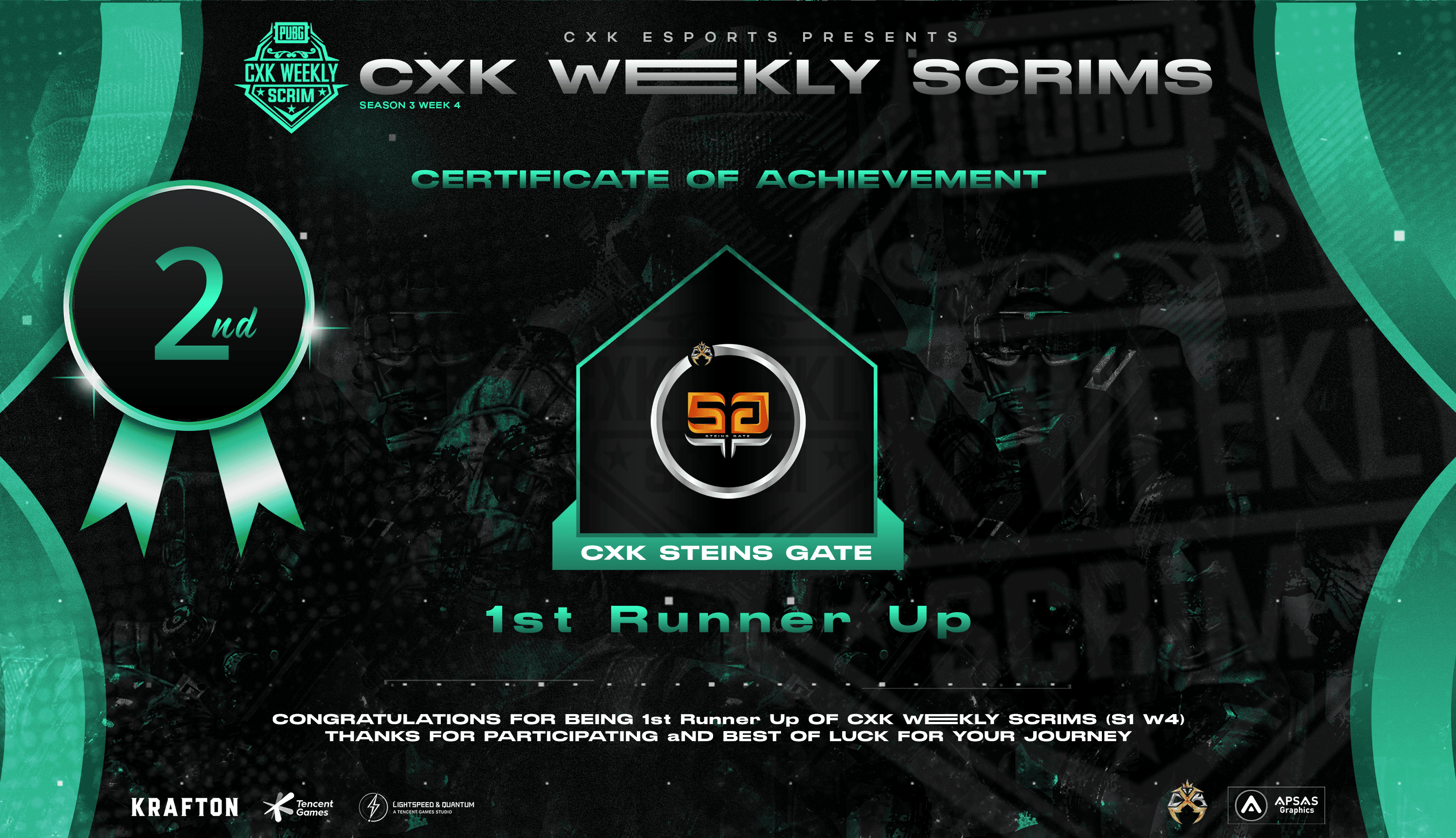 CXK Weekly Scrim