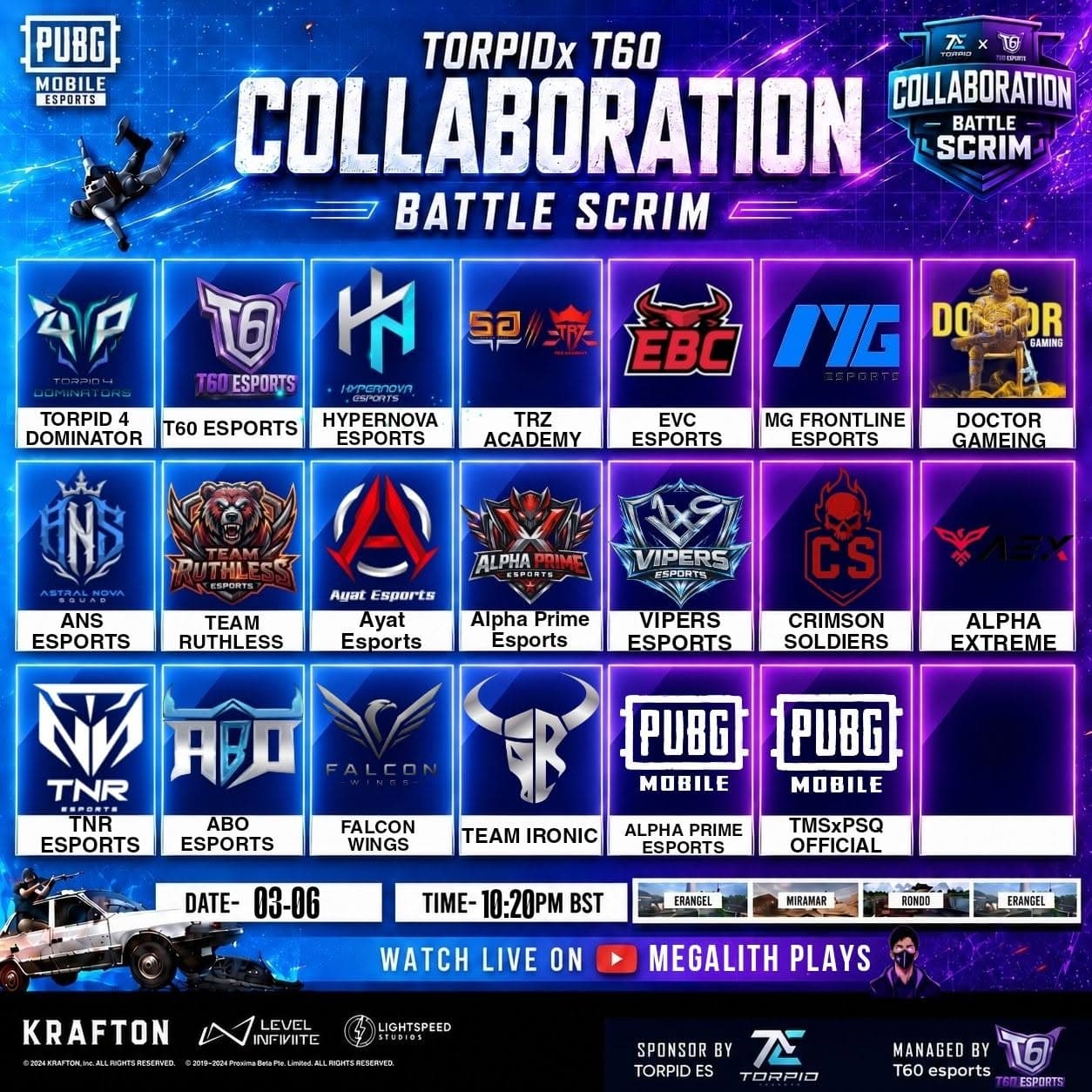 Torpid x T60 Bettle Scrims - 1st Runners Up
