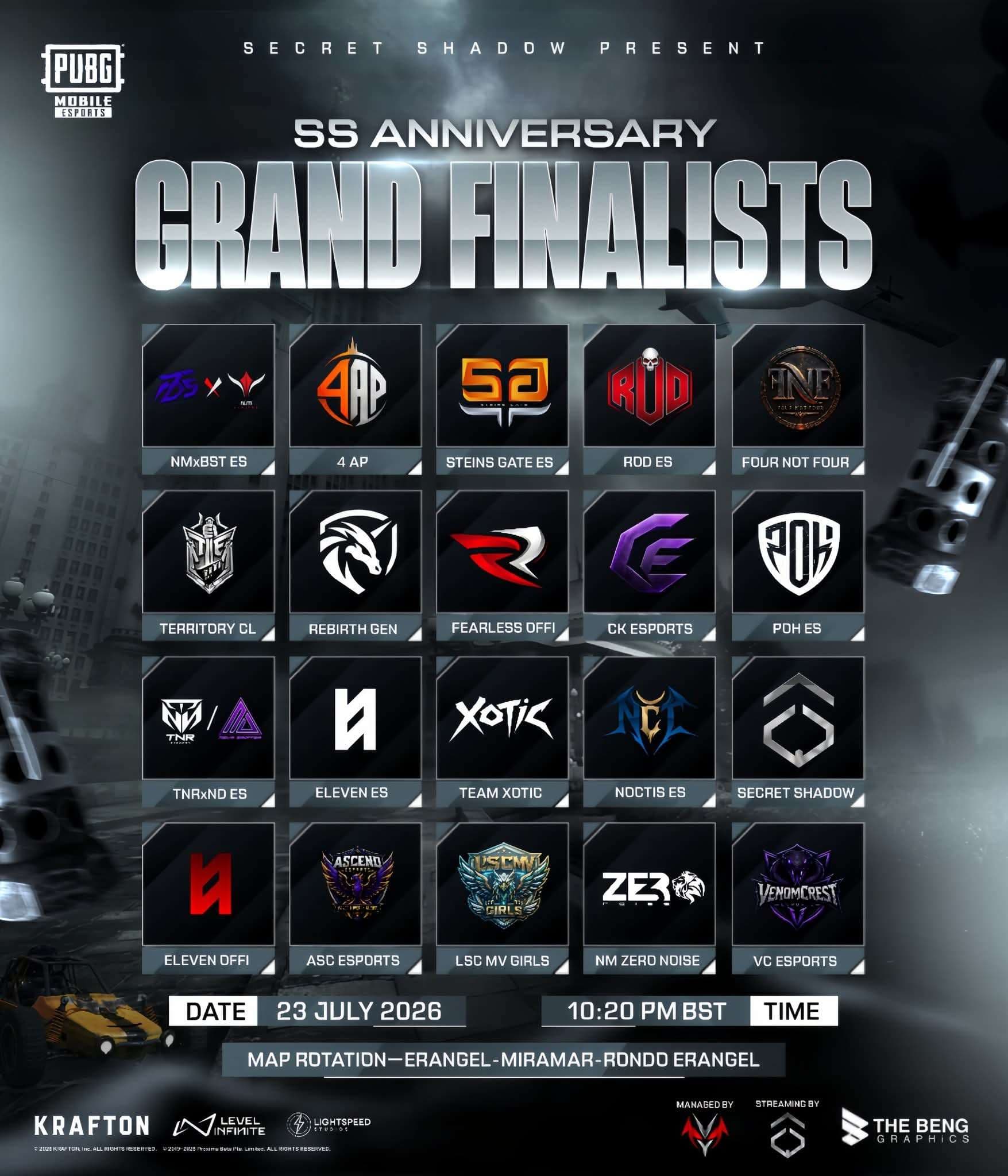 SS Anniversary Grand Finalist